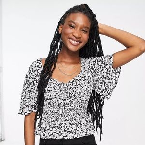NWT | ASOS | Shirred Blouse | Size 4